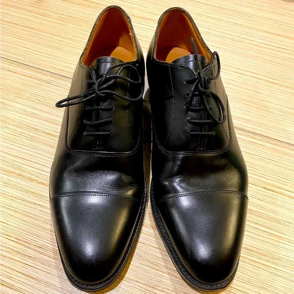 Joseph Cheaney & Sons Shoes | Joseph Cheaney & Sons Leather Dress Oxford Shoes | Color: Black | Size: 8.5 | Poshgoyard's Closet